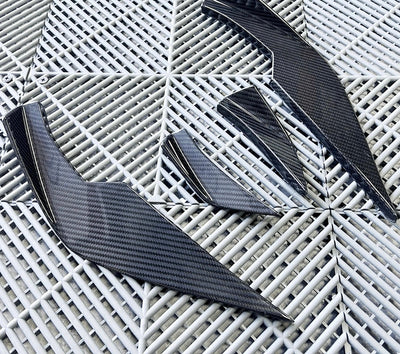 Canards Fibre Carbone BMW G80 G81 G82 G83 - vue de profil - Becquet Voiture