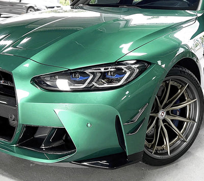Canards MP Fibre Carbone BMW M3 M4 G80 G82 - vue arrière - Becquet Voiture