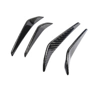 Carbon Fiber MP Canards BMW M3 M4 G80 G82 - front view - Becquet Voiture