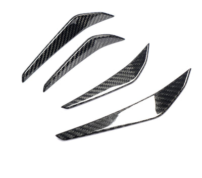 Canards MP Fibre Carbone BMW M3 M4 G80 G82 - vue de profil - Becquet Voiture