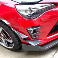 Canards Splitter Avant Carbone Toyota GT86 Subaru BRZ - vue de profil - Becquet Voiture