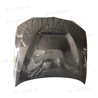 Capot Avant BMW Série 3 G20 G28 Carbone Style GTS 2019-2022 - vue arrière - Becquet Voiture