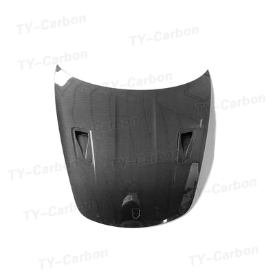 Capot Avant Carbone Porsche 718 981 911 Cayman Boxster - installé sur véhicule - Becquet Voiture