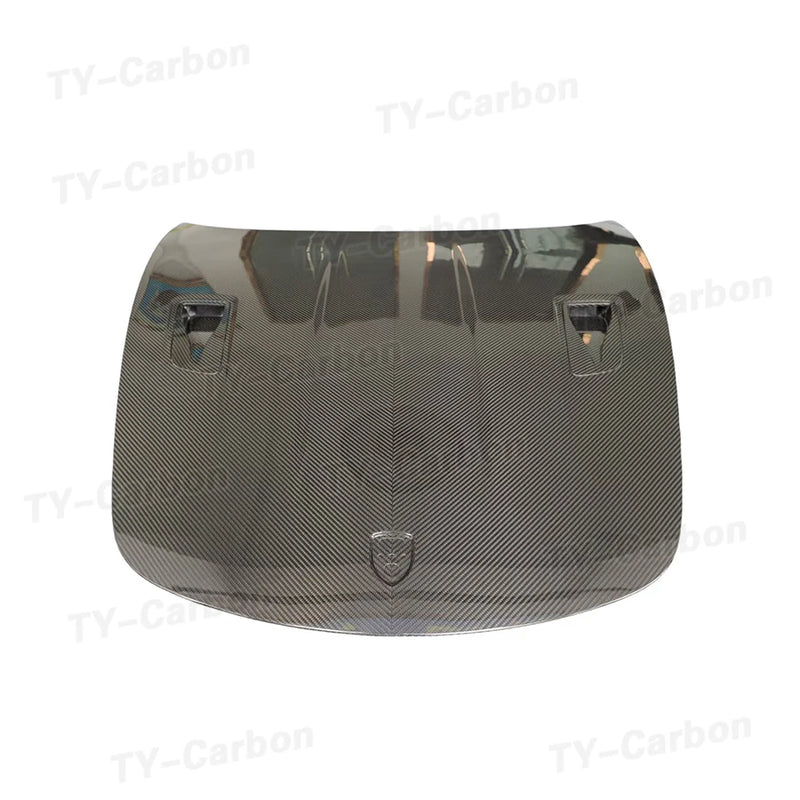 Capot Avant Carbone Porsche 718 981 911 Cayman Boxster - vue arrière - Becquet Voiture