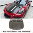 Capot Avant Carbone Porsche 718 981 911 Cayman Boxster