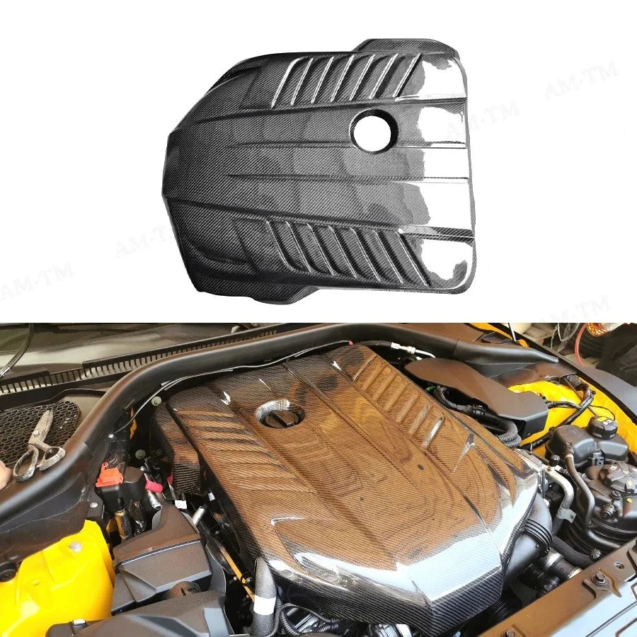 Capot Avant Carbone Toyota Supra A90 A91 MK5 2019+ - vue de face - Becquet Voiture