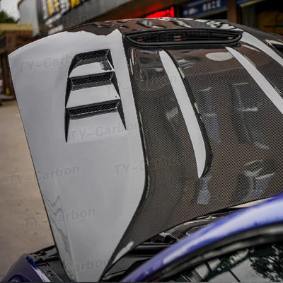 Capot Carbone BMW Série 3 G20 G28 2019-2025 - vue arrière - Becquet Voiture