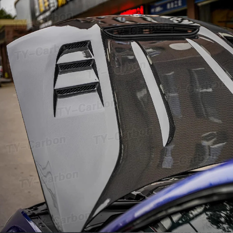 Capot Carbone BMW Série 3 G20 G28 2019-2025 - vue arrière - Becquet Voiture