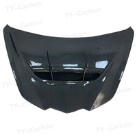 Capot Carbone Chevrolet Corvette C8 Z06 Style ZR1 2020+ - vue de face - Becquet Voiture