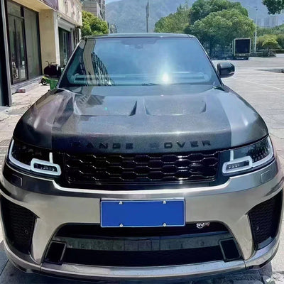 Capot Carbone Land Rover Range Rover Sport 2014-2020 - packshot studio - Becquet Voiture