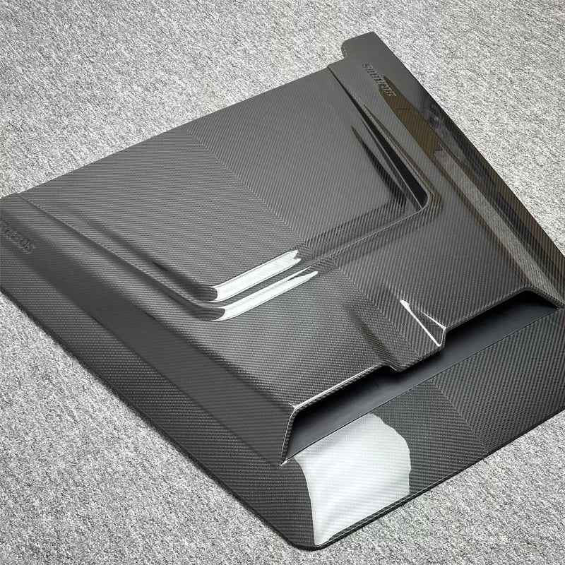 Capot Carbone Mercedes Classe G W464 G63 2019-2025 - vue de trois-quarts - Becquet Voiture