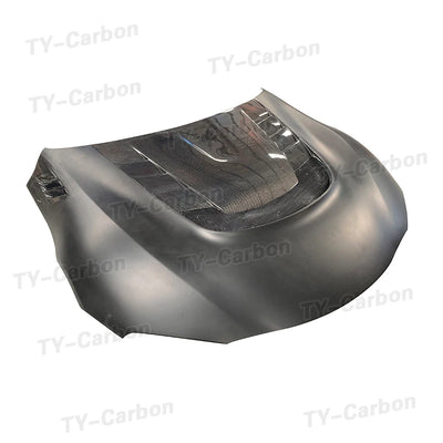 Capot Carbone Toyota GR Supra A90 A91 MK5 Style VRS 2019+ - vue de dessus - Becquet Voiture