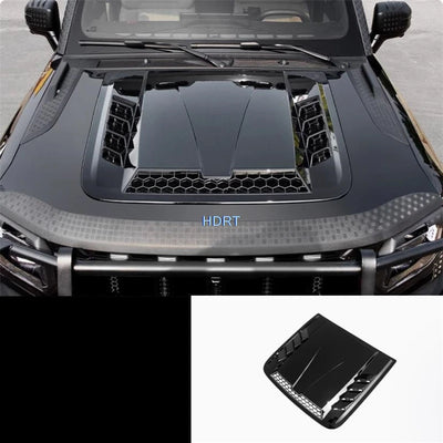 Capot de Scoop d'Admission d'Air Avant Chery Jetour T2 Traveler 2023+ - détail du montage - Becquet Voiture
