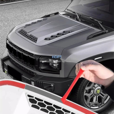 Capot de Scoop d'Admission d'Air Avant Chery Jetour T2 Traveler 2023+ - vue de profil - Becquet Voiture