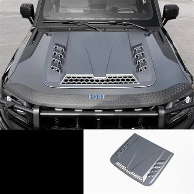 Capot de Scoop d'Admission d'Air Avant Chery Jetour T2 Traveler 2023+ - vue rapprochée - Becquet Voiture