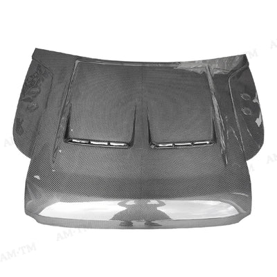 Capot en Fibre de Carbone Land Rover Defender 2020+ - vue de profil - Becquet Voiture
