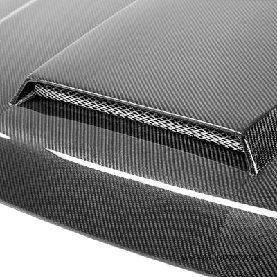 Capot en Fibre de Carbone Range Rover Sport L320 2010 - installé sur véhicule - Becquet Voiture