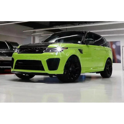 Capot en Fibre de Carbone Range Rover Sport L494 2014-2017 - vue de trois-quarts - Becquet Voiture