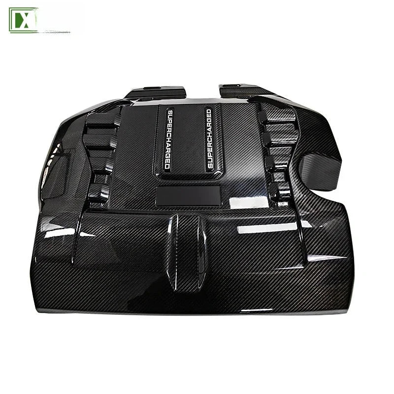 Capot en Fibre de Carbone Range Rover Sport SVR 2013-2022 - vue de face - Becquet Voiture