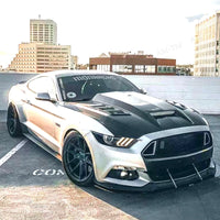 Capot Fibre de Carbone Ford Mustang 2015-2017 - packshot studio - Becquet Voiture