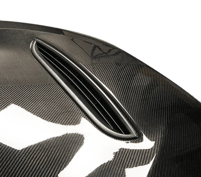 Capot GTS Fibre Carbone BMW F80 F81 F82 F83 - vue de profil - Becquet Voiture