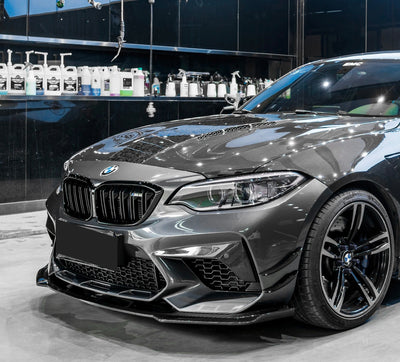 Capot KB Carbone Sèche BMW M2 F87 2016-2021 - vue de profil - Becquet Voiture