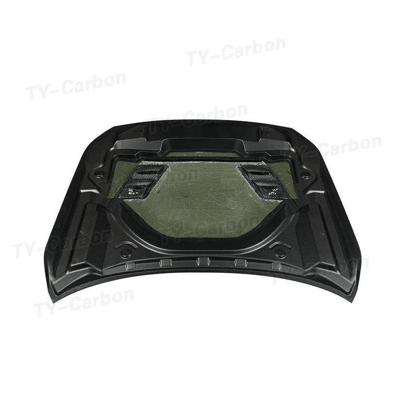 Capot Moteur Carbone BMW Série 2 G42 M2 G87 2022+ - vue de trois-quarts - Becquet Voiture