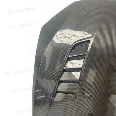 Capot Moteur Carbone BMW Serie 5 G30 M5 F90 Style V - vue arrière - Becquet Voiture