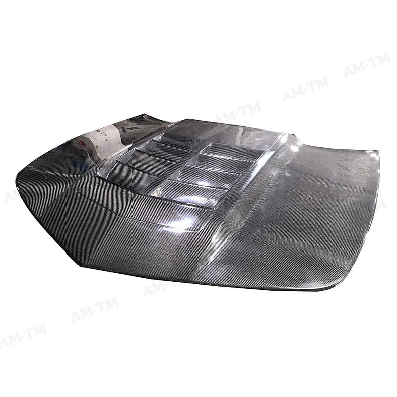 Capot Moteur Carbone Chevrolet Camaro 2009-2015 - vue arrière - Becquet Voiture