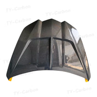 Capot Moteur Carbone Corvette C8 Z06 2023 - vue de profil - Becquet Voiture