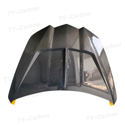 Capot Moteur Carbone Corvette C8 Z06 2023 - vue de profil - Becquet Voiture