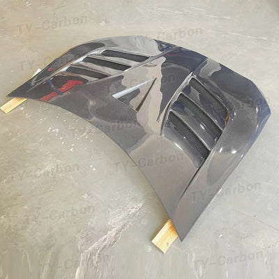 Capot Moteur Carbone Toyota GT86 Subaru BRZ 2012-2019 - installé sur véhicule - Becquet Voiture