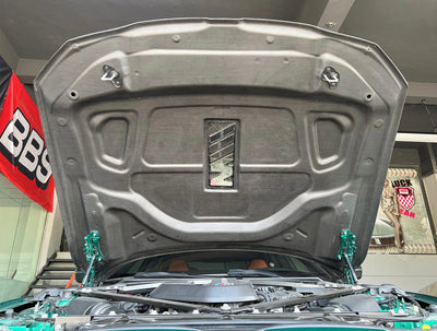 Capot Moteur CSL Fibre Carbone BMW G80 G82 - installé sur véhicule - Becquet Voiture