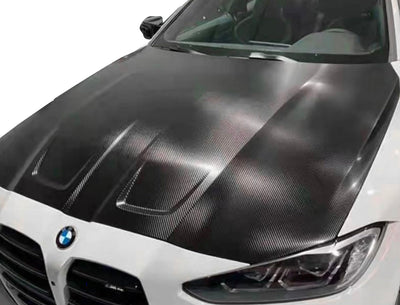 Capot OEM+ Fibre Carbone BMW M3 M4 G80 G81 G82 G83 - vue arrière - Becquet Voiture