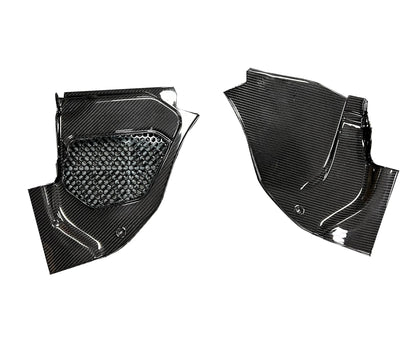 Capots Compartiment Moteur Carbone BMW M5 F90 - vue de face - Becquet Voiture