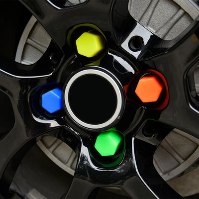 Capuchons de Vis de Roue Silicone Smart Fortwo Forfour 453 - vue arrière - Becquet Voiture