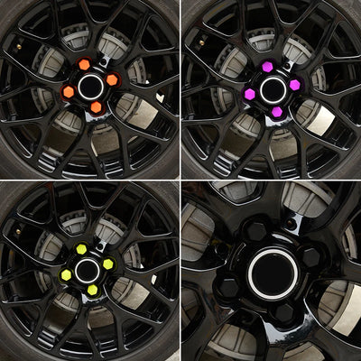 Capuchons de Vis de Roue Silicone Smart Fortwo Forfour 453 - vue de profil - Becquet Voiture