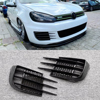 Carénages de Calandre Avant Volkswagen Golf 6 GTI 2008-2013 - vue de profil - Becquet Voiture