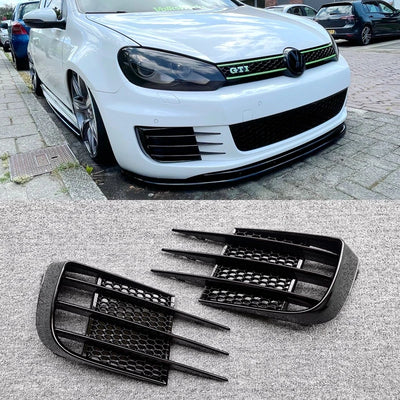 Carénages de Calandre Avant Volkswagen Golf 6 GTI 2008-2013 - vue de profil - Becquet Voiture