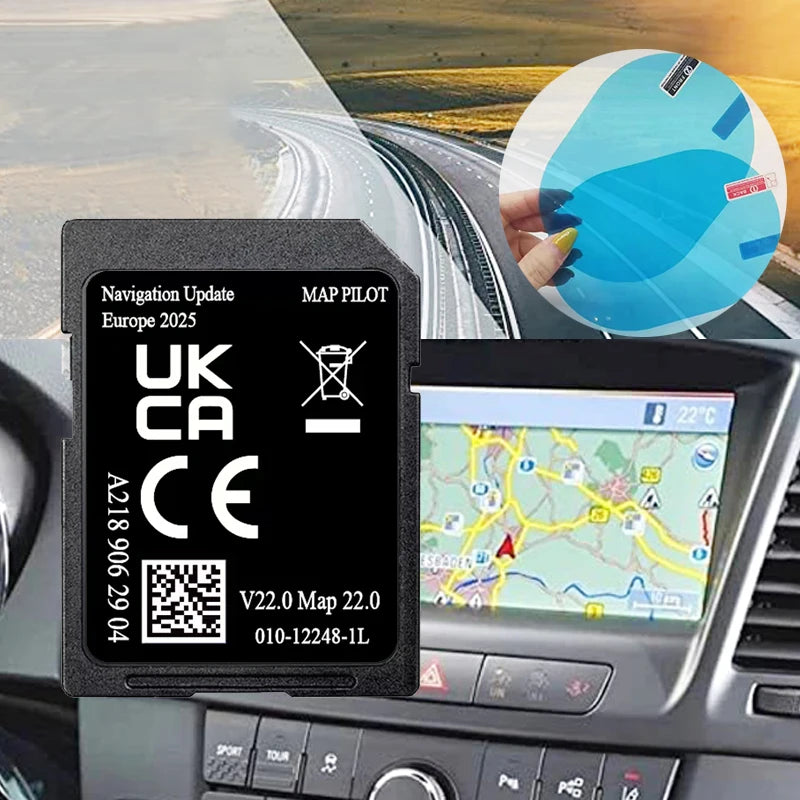 Carte SD Garmin Map Pilot Mercedes Classe A W176 Europe 2026 - vue de face - Becquet Voiture