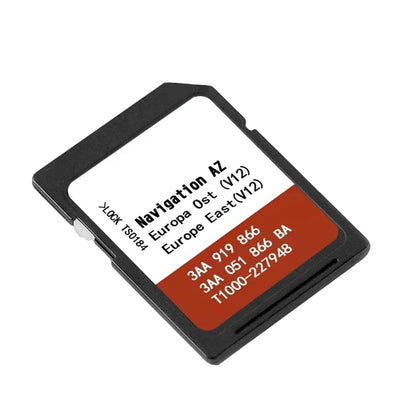 Carte SD GPS RNS 315 VW Seat Skoda Europe de l'Est - vue de profil - Becquet Voiture