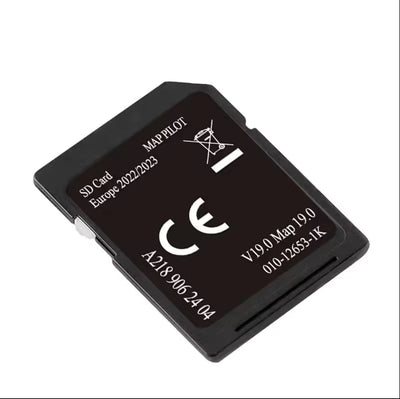 Carte SD Mise à Jour GPS Navigation Mercedes 2022/2023 V19 - vue de face - Becquet Voiture
