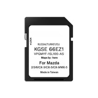Carte SD Navigation GPS Mazda 3 6 CX-5 Europe 2024 - détail du montage - Becquet Voiture