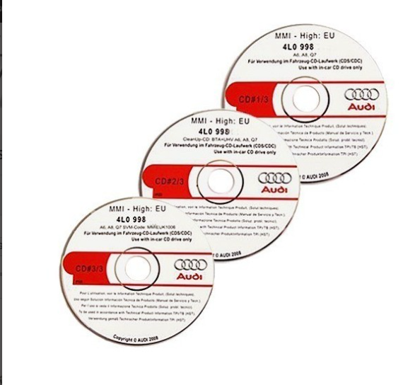 CD MMI 2G Mise À Jour Système 55.7.0 Audi A6 - vue de face - Becquet Voiture