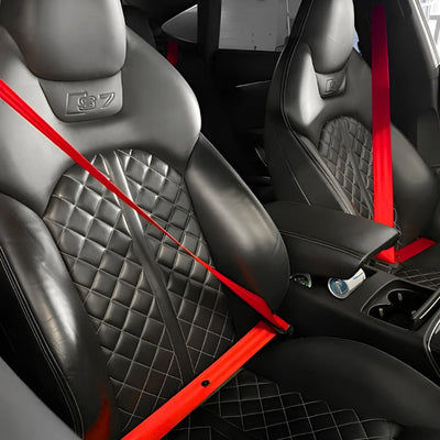 Ceinture Sécurité Voiture Couleur Personnalisée 3.6m - vue de profil - Becquet Voiture