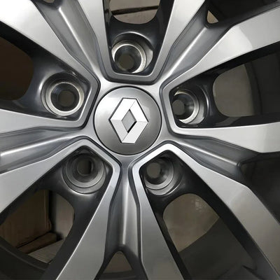 Centre de Roues Renault Logo 56mm 60mm 4 Pièces - vue de profil - Becquet Voiture