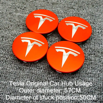 Centre De Roues Tesla Model 3 Y 56mm - vue de profil 2 - Becquet Voiture