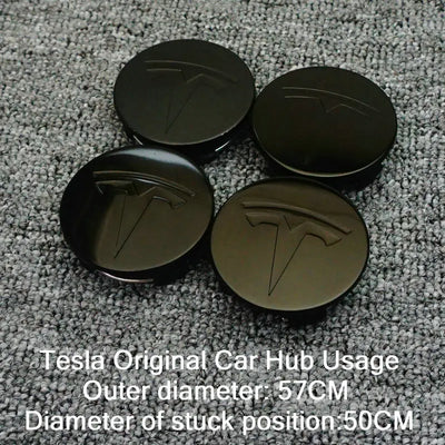 Centre De Roues Tesla Model 3 Y 56mm - vue rapprochée - Becquet Voiture