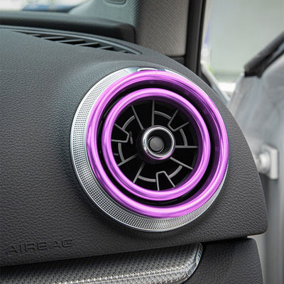 Cercles Aération Alu Audi A3 S3 RS3 8V - installé sur véhicule 2 - Becquet Voiture