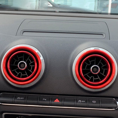 Cercles Aération Alu Audi A3 S3 RS3 8V - vue de profil - Becquet Voiture
